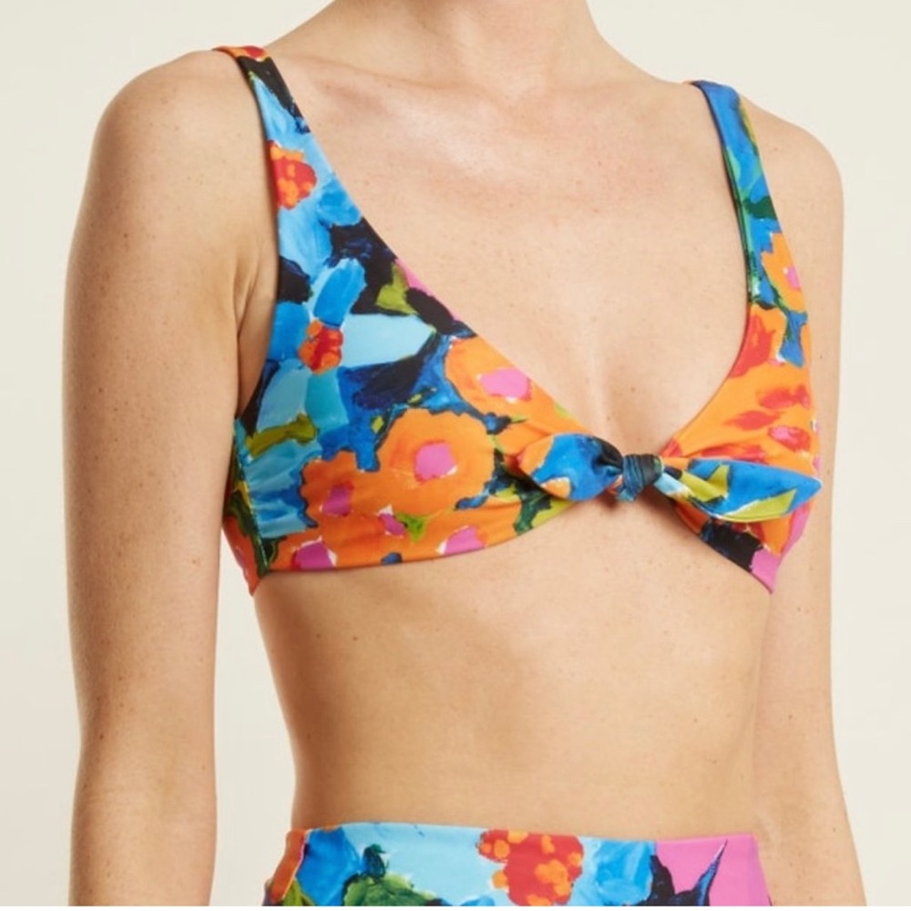 ISO Mara Hoffman Rio Bikini Top in Marigold